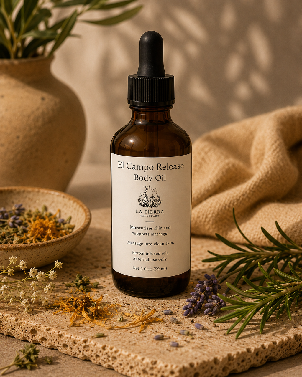 El Campo Release Body Oil 2oz